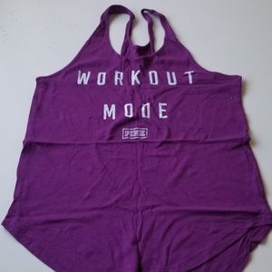 VS Pink racerback tank top